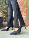Nina Deedra Black Satin