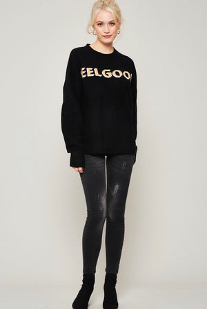 Feel Good Sweater Black