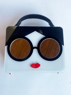 Glam Face Acrylic Bag