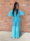 Maui Pant Set Turquoise