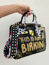 Custom Leather Bag This Is Not A B Black