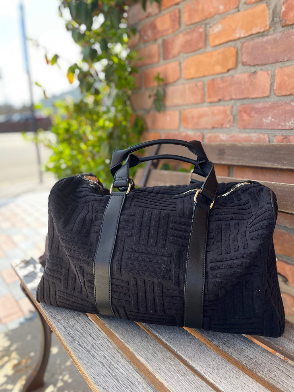 Perrie Weekender Oversized Bag Black