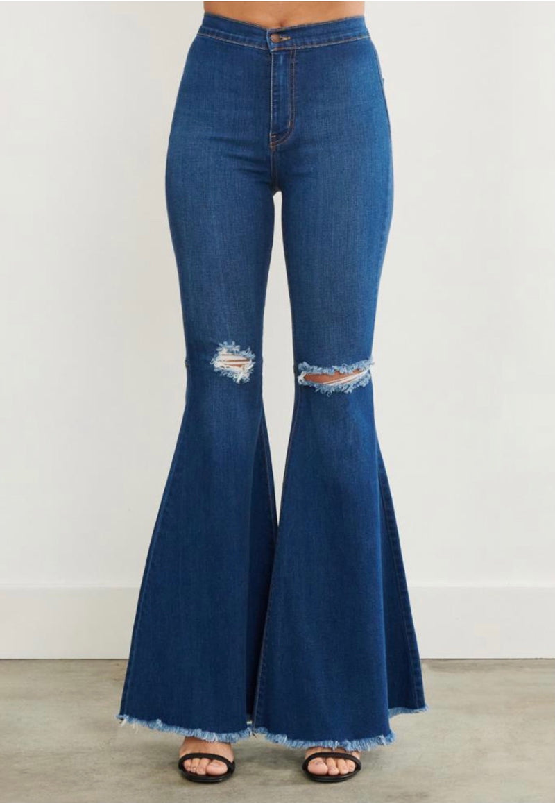Margo Flare Jeans Medium Blue
