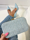 Itzl Clutch Sky Blue