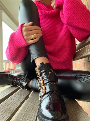 Kory Faux Leather Leggings