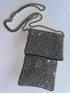 Charlotte Cell Phone Bag Silver