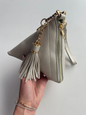 Love Triangle Bag Silver