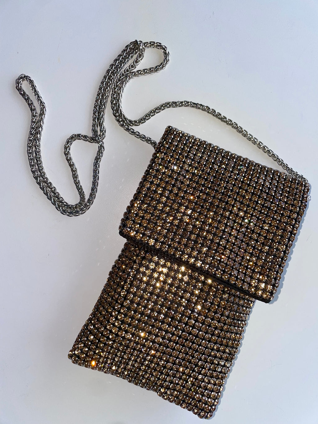 Charlotte Cell Phone Bag Gold